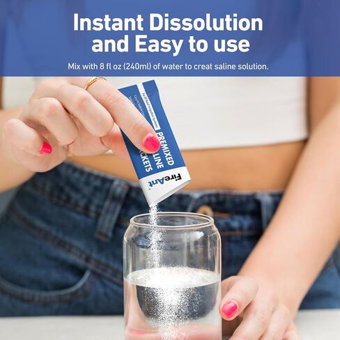 12 Pack Silicone Saline Pods Refills and 100 Count Salt Packets Set, Compatible with Navage Nasal Care. Includes 100 Saline Packets Sinus Rinse + 12 Reusable Salt Pads Refill in Black in Saudi Arabia