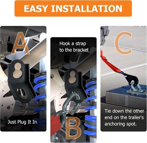 WeiSen 4pcs Tie Down Bracket Hooks Compatible with Can Am Maverick X3 2017 - 2024 in Saudi Arabia