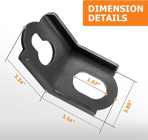 WeiSen 4pcs Tie Down Bracket Hooks Compatible with Can Am Maverick X3 2017 - 2024 in Saudi Arabia