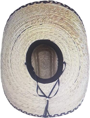 Mexican Style Wide Brim Straw Sun Hat Cowboy Straw hat in Kuwait
