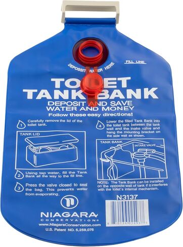 Niagara Conservation Water Saving Toilet Tank Bank in Saudi Arabia