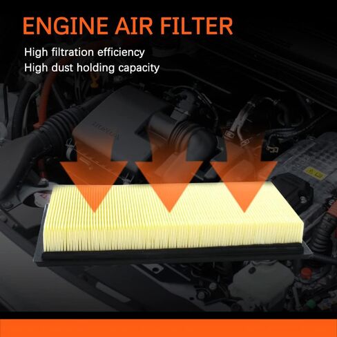 فلتر هواء المحرك متوافق مع Explorer، Edge، Flex، Fusion، Taurus، MKS، MKT، MKX، MKZ، Mazda6، CX9، Sable، استبدال # CA10242 in Kuwait