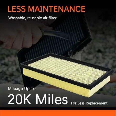 فلتر هواء المحرك متوافق مع Explorer، Edge، Flex، Fusion، Taurus، MKS، MKT، MKX، MKZ، Mazda6، CX9، Sable، استبدال # CA10242 in Kuwait