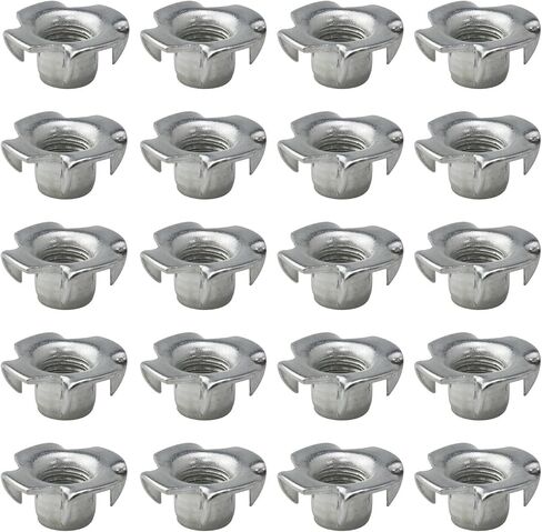 T صواميل M8 * 8 مم T صواميل ومسامير T صواميل ومسامير لأثاث الخشب الرقائقي الحبيبي باستخدام الحاسب الآلي آلة الطحن -20 قطعة in Kuwait