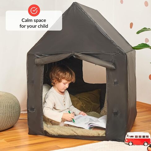 البيت الحسي | خيمة تهدئة للأطفال للعب والاسترخاء | الركن الحسي | يساعد في حالات التوحد والاضطراب SPD والقلق وتحسين التركيز | خيام حسية معتمة للأطفال المصابين بالتوحد in Kuwait