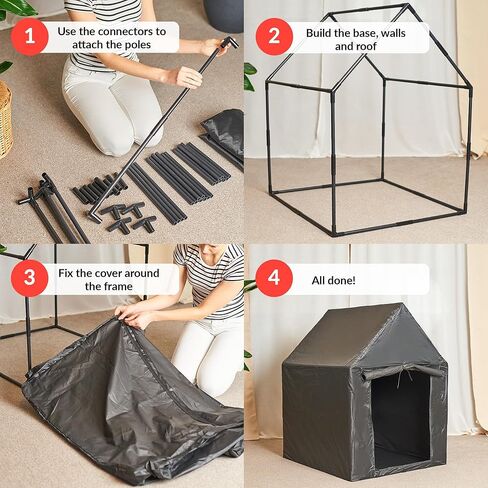 البيت الحسي | خيمة تهدئة للأطفال للعب والاسترخاء | الركن الحسي | يساعد في حالات التوحد والاضطراب SPD والقلق وتحسين التركيز | خيام حسية معتمة للأطفال المصابين بالتوحد in Kuwait