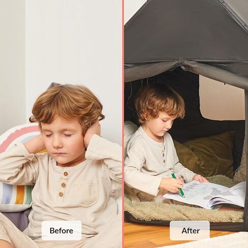 البيت الحسي | خيمة تهدئة للأطفال للعب والاسترخاء | الركن الحسي | يساعد في حالات التوحد والاضطراب SPD والقلق وتحسين التركيز | خيام حسية معتمة للأطفال المصابين بالتوحد in Kuwait
