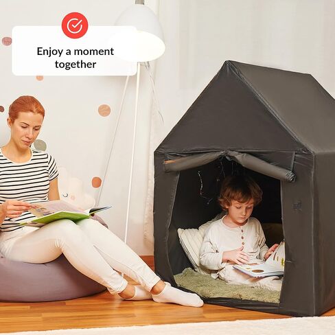 البيت الحسي | خيمة تهدئة للأطفال للعب والاسترخاء | الركن الحسي | يساعد في حالات التوحد والاضطراب SPD والقلق وتحسين التركيز | خيام حسية معتمة للأطفال المصابين بالتوحد in Kuwait