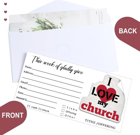 500 Pack Church Offering Envelopes Tithe Donation Envelopes Tithe Envelopes Paper Tithes and Offering Envelopes for Church Tithing Checks and Cash Envelopes for Tithes and Offerings (Love) in Saudi Arabia