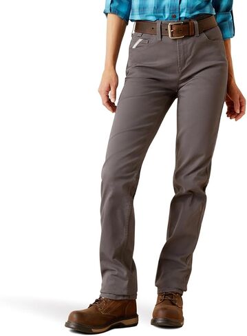 Ariat Women's Rebar Perfect Rise Made Tough Straight Pant in Saudi Arabia
