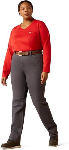 Ariat Women's Rebar Perfect Rise Made Tough Straight Pant in Saudi Arabia