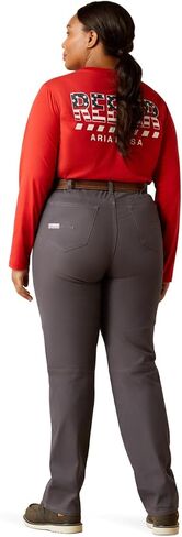 Ariat Women's Rebar Perfect Rise Made Tough Straight Pant in Saudi Arabia