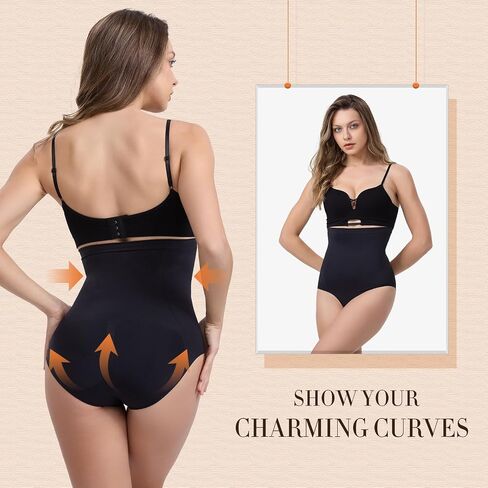 Women's Shapewear Tummy Control High Waisted Control Panties Butt Lifting Thong Shapewear Shorts in Saudi Arabia