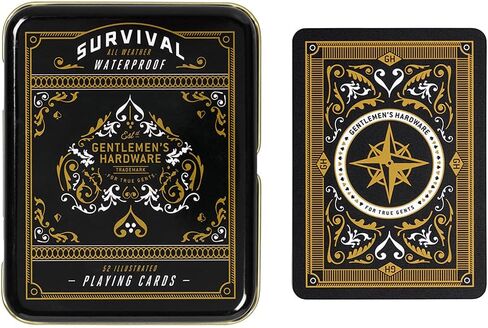 أجهزة السادة - مجموعة أوراق لعب Campfire Survival، مقاومة للماء، رائعة للتخييم وصيد الأسماك والأنشطة الخارجية الأخرى، مريحة in Kuwait