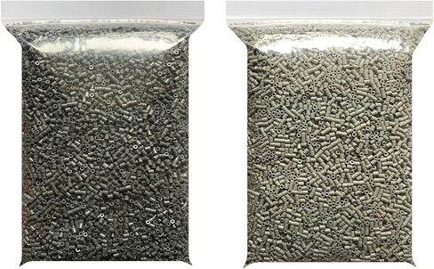 2 حقيبة/20000 قطعة 2.6 مللي متر خرز حديد صغير رمادي ورمادي فاتح تعليم الأطفال مشغولات يدوية ذاتية الصنع تصاميم ثلاثية الأبعاد خرز فيوز in Kuwait