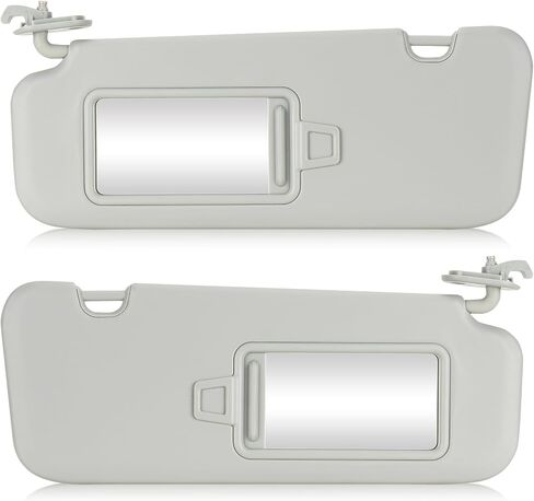 Left Driver Right Passenger Side Grey Sun Visor Fit for Hyundai Elantra 2016 2017 2018 2019 Sunvisor Replacement 85210-F0100TTX 85210F0100TTX 85220-F0100TTX 85220F0100TTX in Saudi Arabia