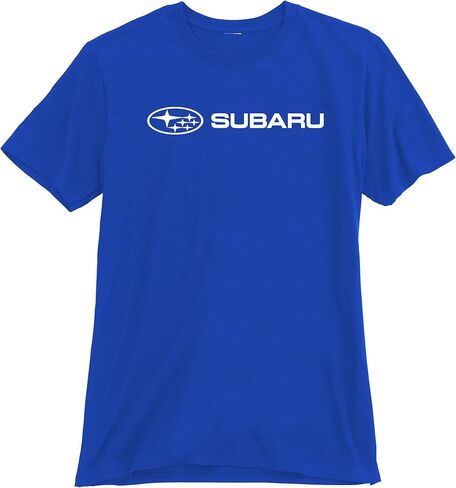 تي شيرت سوبارو الأصلي الرسمي الأساسي الأزرق تي شيرت Impreza Sti WRX Ascent Legacy Outback Forester BRZ Crosstrek New OEM Racing (صغير) in Saudi Arabia