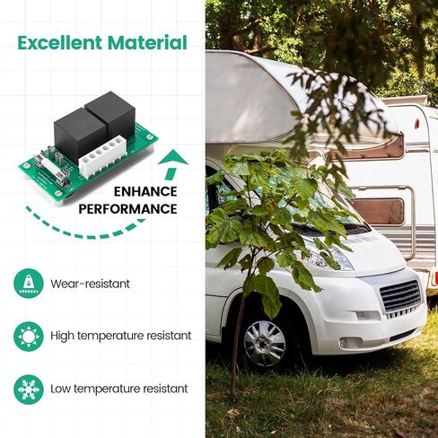 لوحة ترحيل منزلق RV، وحدة تحكم ترحيل منزلق من Briidea Power Gear متوافقة مع RV Power Gear 14-1130، 140-1130، 14-1096، 246063، 368859، تأتي مع صمام احتياطي إضافي in Saudi Arabia
