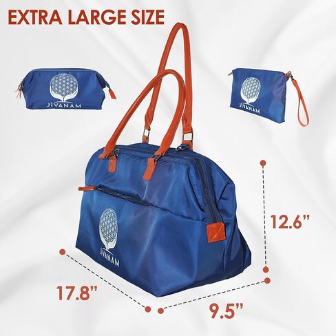 Mommy Hospital Duffel Bag, Large Capacity with Two Organizing Pouches, For Labor, Travel and Postpartum Care, Waterproof Overnight Mommy and Baby Bag in Saudi Arabia