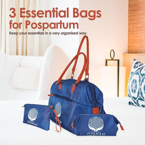 Mommy Hospital Duffel Bag, Large Capacity with Two Organizing Pouches, For Labor, Travel and Postpartum Care, Waterproof Overnight Mommy and Baby Bag in Saudi Arabia