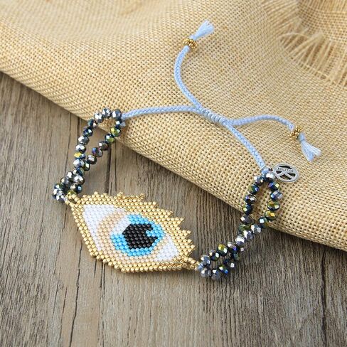 KELITCH Bohemian Bracelets Colorful Tassel Charm Bracelets Charming Friendship Bracelet in Saudi Arabia