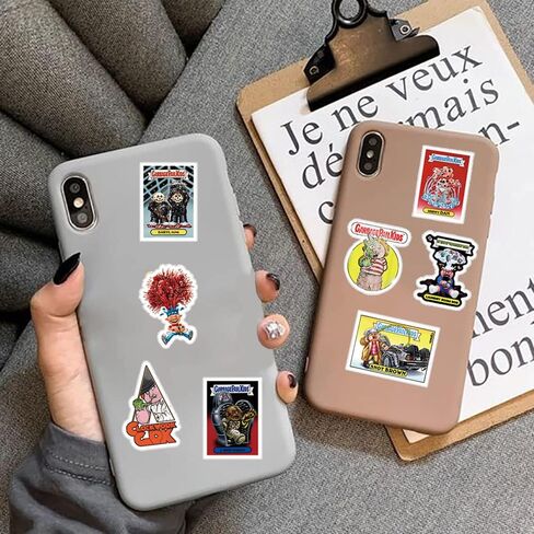 62 جهاز كمبيوتر شخصى سطل القمامة للأطفال الرسوم المتحركة الأمريكية لطيف مضحك للماء ملصقات الفينيل صائق لزجاجة مياه الكمبيوتر المحمول الهاتف لوح التزلج كليب للكتاب الأولاد الفتيات الأطفال البالغين in Kuwait