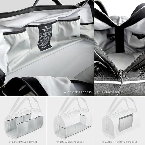X-BAG - Travel Duffle Bag 45L - Space Edition (Black). Ultra-Resistant 840D Fabric. 85% Collapsible Frame. IPX4 Water Resistant. 55 oz of minimalist design. in Saudi Arabia