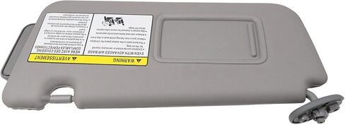 Gray Left Driver Side Sun Visor for Toyota 2004-2005 RAV4, OE 74320-42420-B0 in Saudi Arabia
