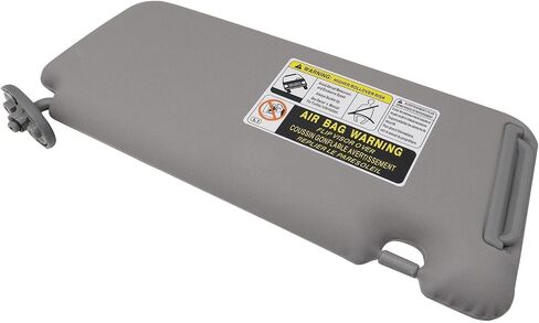 Gray Left Driver Side Sun Visor for Toyota 2004-2005 RAV4, OE 74320-42420-B0 in Saudi Arabia