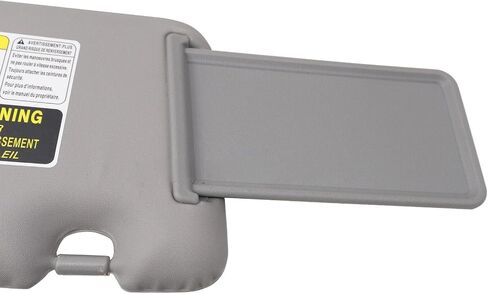 Gray Left Driver Side Sun Visor for Toyota 2004-2005 RAV4, OE 74320-42420-B0 in Saudi Arabia
