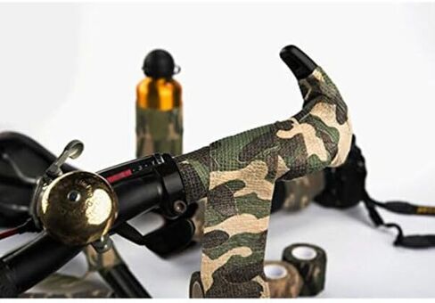 CLISPEED 3 Rolls Camouflage Tape: Self Adhesive Camo Tapes Waist Band Camo Ribbon Tape Stretch Bandage Protective Camouflage Cloth for Outdoor Camping in Saudi Arabia