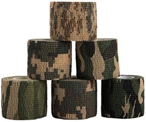 CLISPEED 3 Rolls Camouflage Tape: Self Adhesive Camo Tapes Waist Band Camo Ribbon Tape Stretch Bandage Protective Camouflage Cloth for Outdoor Camping in Saudi Arabia