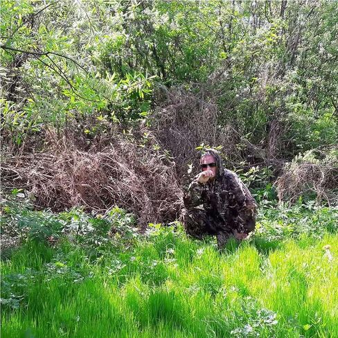 3D بيونيك مابل ليف الصيد موقع قراء البدلة التمويه قناص الملابس in Kuwait