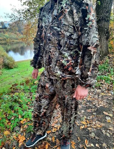 3D بيونيك مابل ليف الصيد موقع قراء البدلة التمويه قناص الملابس in Kuwait