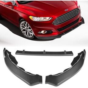 3 Pieces Front Bumper Lip Spoiler Splitter Side Body Kit Trim Protection Compatible with 2013-2016 Ford Fusion Mondeo, 2014 2015 (Painted White) in Saudi Arabia