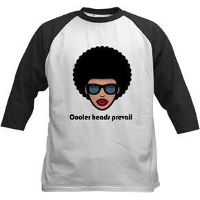 Cafepress Cool Black Women African African American Jersey Kids Cotton Baseball Jersey ، 3/4 Raglan Sleeve Shirt in Kuwait