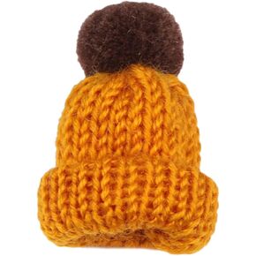 1 مجموعة صغيرة من القبعات المحبوكة لطفلة الفتاة القبعات الإكسسوارات الإبداعية لبروتش المجوهرات ولعب الألعاب الأولاد والبنات الحرف والزخارف لون عشوائي in Kuwait