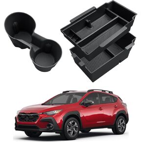 2025 Crosstrek Center Censole Organizer - لعام 2024-2025 Subaru Crosstrek Double Layer Center Center Box - 2024-2025 Crosstrek (Premium/Sport/Limited/Wilderness) و 2024 2025 Impreza Associory in Kuwait