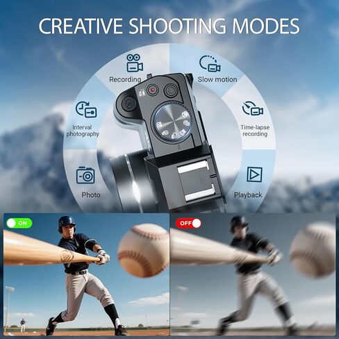 كاميرات رقمية للتصوير الفوتوغرافي، وكاميرا فيديو لمدونات الفيديو، وكاميرا مدونات فيديو لليوتيوب، وكاميرا صغيرة مزودة ببطاقة TF سعة 32 جيجابايت. عدسة واسعة الزاوية وماكرو (يمكن تحريف 13 ميجابكسل إلى 48 ميجابكسل) in Kuwait