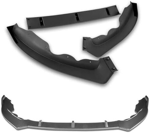3 Pieces Front Bumper Lip Spoiler Splitter Side Body Kit Trim Protection Compatible with 2013-2016 Ford Fusion Mondeo, 2014 2015 (Painted White) in Saudi Arabia