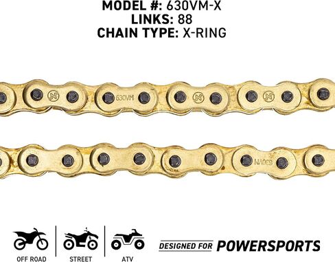 Niche Gold 630 X-Ring Chain 88 Links مع Connecting Master Link in Kuwait