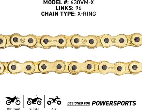 Niche Gold 630 X-Ring Chain 88 Links مع Connecting Master Link in Kuwait