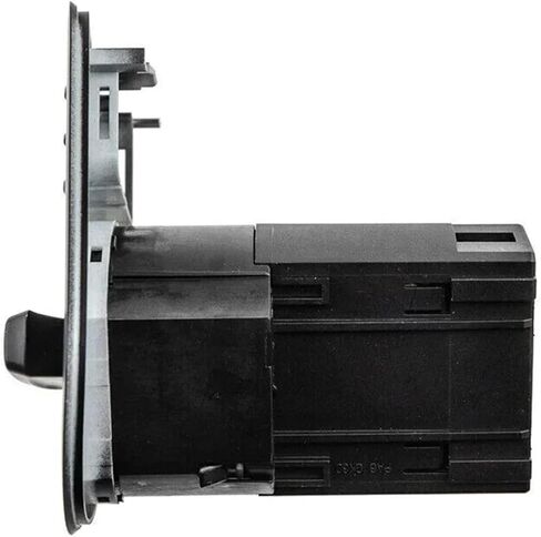 مفتاح ضوء السيارة 1PC مفتاح المصباح الأمامي مع ضوء الضباب ملاءمة للمقعد Ibiza 2009-2015 Black ABS Meadlight Switch 6J1941531AL Universal in Saudi Arabia