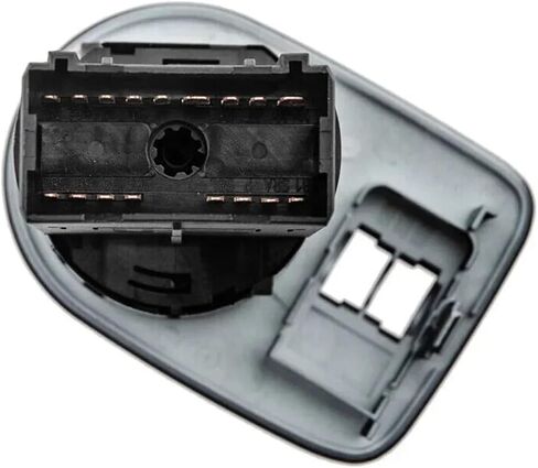 مفتاح ضوء السيارة 1PC مفتاح المصباح الأمامي مع ضوء الضباب ملاءمة للمقعد Ibiza 2009-2015 Black ABS Meadlight Switch 6J1941531AL Universal in Saudi Arabia