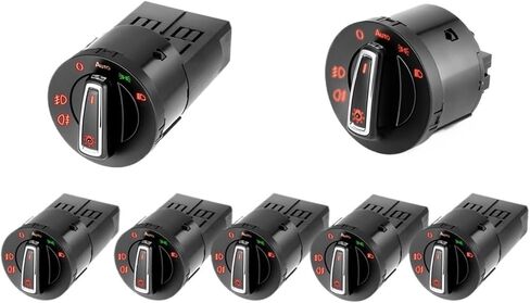 Meadlight Head Head Lamp Switch Module 14pin/10pin fit for golf fit for Jetta Mk5 6 fit for tiguan ، fit for touran fit for passat for polo fit for bora (5pcs 14pin) in Saudi Arabia