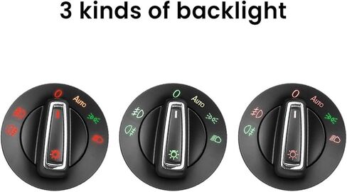 Meadlight Head Head Lamp Switch Module 14pin/10pin fit for golf fit for Jetta Mk5 6 fit for tiguan ، fit for touran fit for passat for polo fit for bora (5pcs 14pin) in Saudi Arabia