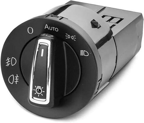 Car light switch Headlight Switch Fit For Passat B5 B7 Transporter T5 Fit For Polo Fit For Tiguan, Fit For Jetta Mk6 Fit For Golf 4 6 Head Light Lamp Switch Fog Light Control Universal(10Pin) in Saudi Arabia
