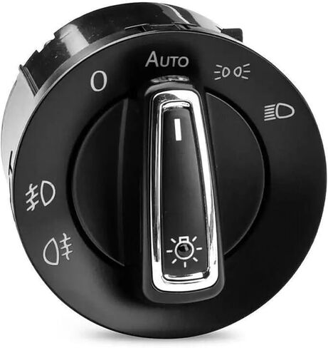 Car light switch Headlight Switch Fit For Passat B5 B7 Transporter T5 Fit For Polo Fit For Tiguan, Fit For Jetta Mk6 Fit For Golf 4 6 Head Light Lamp Switch Fog Light Control Universal(10Pin) in Saudi Arabia