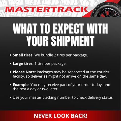 2 Pack Mastertrack BADLANDS AT All Terrain 235/70R16 106T All Seasons SUV Tires + 3-Year Road Hazard Warranty Included (Tire Only) in Saudi Arabia