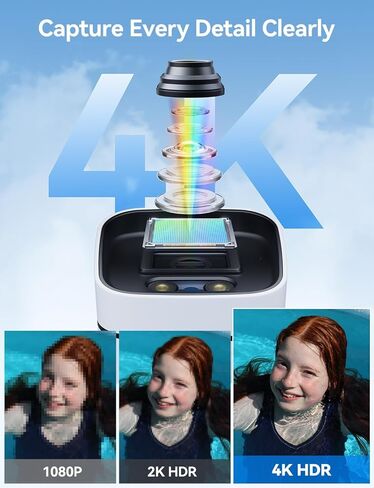 FOSCAM Security Cameras Wireless Outdoor,3K 3MP Cameras for Home Security Indoor/Outdoor with AI Motion Detection,Color Night Vision, 2-Way Talk, IP66 Weatherproof, SD/Cloud Storage in Kuwait